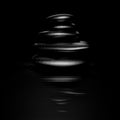 ZEN Black Stones Royalty Free Stock Photo