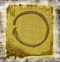 Zen circle background