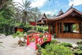 Zen Date palm garden Red bridge chiang mai thailand