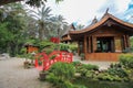 Zen Date palm garden Red bridge chiang mai thailand