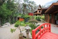 Zen Date palm garden Red bridge chiang mai thailand