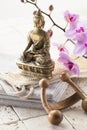 Zen decor for massage center Royalty Free Stock Photo