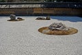 Zen garden at Ryoan Temple, Kyoto, Japan