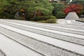 Zen garden sand pattern Royalty Free Stock Photo