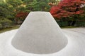 Zen garden sand tower Royalty Free Stock Photo