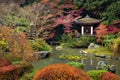 Zen Garden Style at Bishamondo Temple in Autumn, Kyoto, Japan