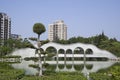 Zen garden in Taiwan Royalty Free Stock Photo