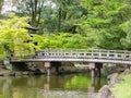 Zen Garden of Tenryu-ji, Heavenly Dragon Temple. In Japan Royalty Free Stock Photo