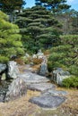 Zen garden from Tokyo Imperial Palace Royalty Free Stock Photo