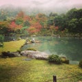 Zen lake in Japan
