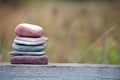 Zen-like stack of rocks