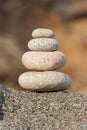 Zen like stones. Peace buddhism meditation symbol. Royalty Free Stock Photo