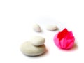 Zen Lotus origami paper Royalty Free Stock Photo