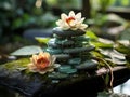 Zen meditation landscape Royalty Free Stock Photo