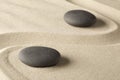 Zen meditation stone background