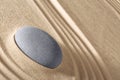 Zen meditation stone concentration and relaxation