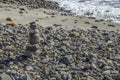 Zen rock at Cabrillo Beach