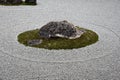 Zen Rock Garden in Ryoanji Temple Royalty Free Stock Photo