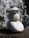 Zen Rocks Royalty Free Stock Photo