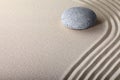 Zen sand stone meditation spa garden