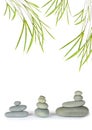 Zen Spa Stone Abstract Royalty Free Stock Photo