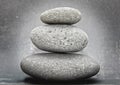 Zen stacked stones Royalty Free Stock Photo