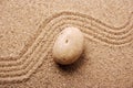 Zen stone Royalty Free Stock Photo