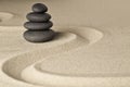 Zen stone balance and harmony