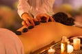 Zen stone massage Royalty Free Stock Photo