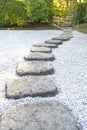 Zen stone path Royalty Free Stock Photo