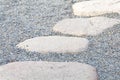 Zen stone path Royalty Free Stock Photo