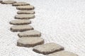 Zen stone path Royalty Free Stock Photo