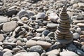 Zen stone pyramid