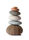 Isolated Zen Stones Royalty Free Stock Photo