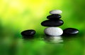 Zen Stones Setting Royalty Free Stock Photo