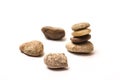 Zen Stones Stacked Royalty Free Stock Photo