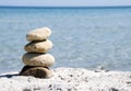 Zen Style Stones Royalty Free Stock Photo