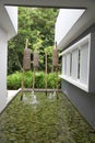 Zen water garden
