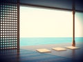 Zen yoga room in the coastal areas Space