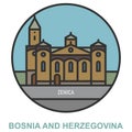 Zenica. Cities and towns in Bosnia and Herzegovina