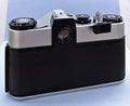 Zenit EM Reflex Camera - Moscow 1980 Royalty Free Stock Photo