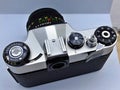 Zenit EM Reflex Camera - Moscow 1980 Royalty Free Stock Photo