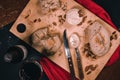 rustic wooden board on it homemade bread