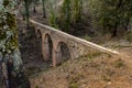 Zenithal view of the Aqueduct of \