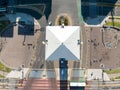 Zenithal view of the obelisk of Buenos Aires