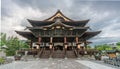 Hondo (Main Hall) of Zenko-ji Temple complex. Nagano City, Japan Royalty Free Stock Photo
