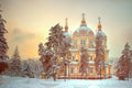 Zenkov Cathedral in Almaty, Kazakhstan