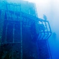 Zenobia Ship Wreck near Paphos, Cyprus Royalty Free Stock Photo