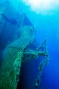 Zenobia Ship Wreck near Paphos, Cyprus Royalty Free Stock Photo