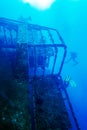 Zenobia Ship Wreck near Paphos, Cyprus Royalty Free Stock Photo